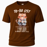 Funny To Do List Grumpy Coffee Cat Performance Shirt