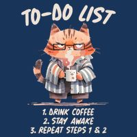 Funny To Do List Grumpy Coffee Cat Infant Baby Jersey Bodysuit
