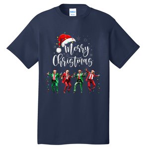 Funny Trump Dance Santa Claus Merry Christmas Xmas Pajamas Tall T-Shirt