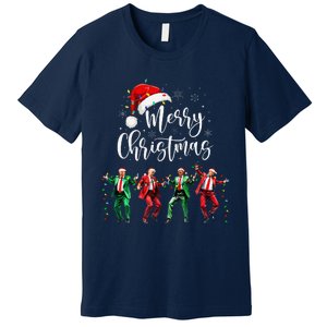 Funny Trump Dance Santa Claus Merry Christmas Xmas Pajamas Premium T-Shirt