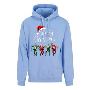 Funny Trump Dance Santa Claus Merry Christmas Xmas Pajamas Unisex Surf Hoodie