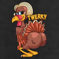 Funny Twerky Dance Cute Love Twerk Dancing 7 Panel Mesh Trucker Snapback Hat