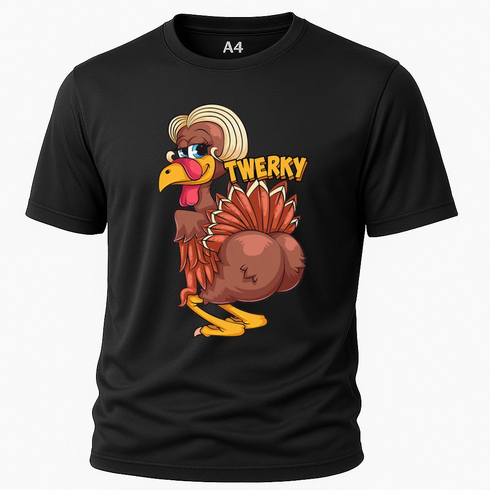 Funny Twerky Dance Cute Love Twerk Dancing Cooling Performance Crew T-Shirt