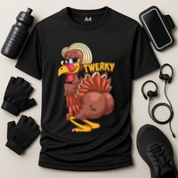 Funny Twerky Dance Cute Love Twerk Dancing Cooling Performance Crew T-Shirt