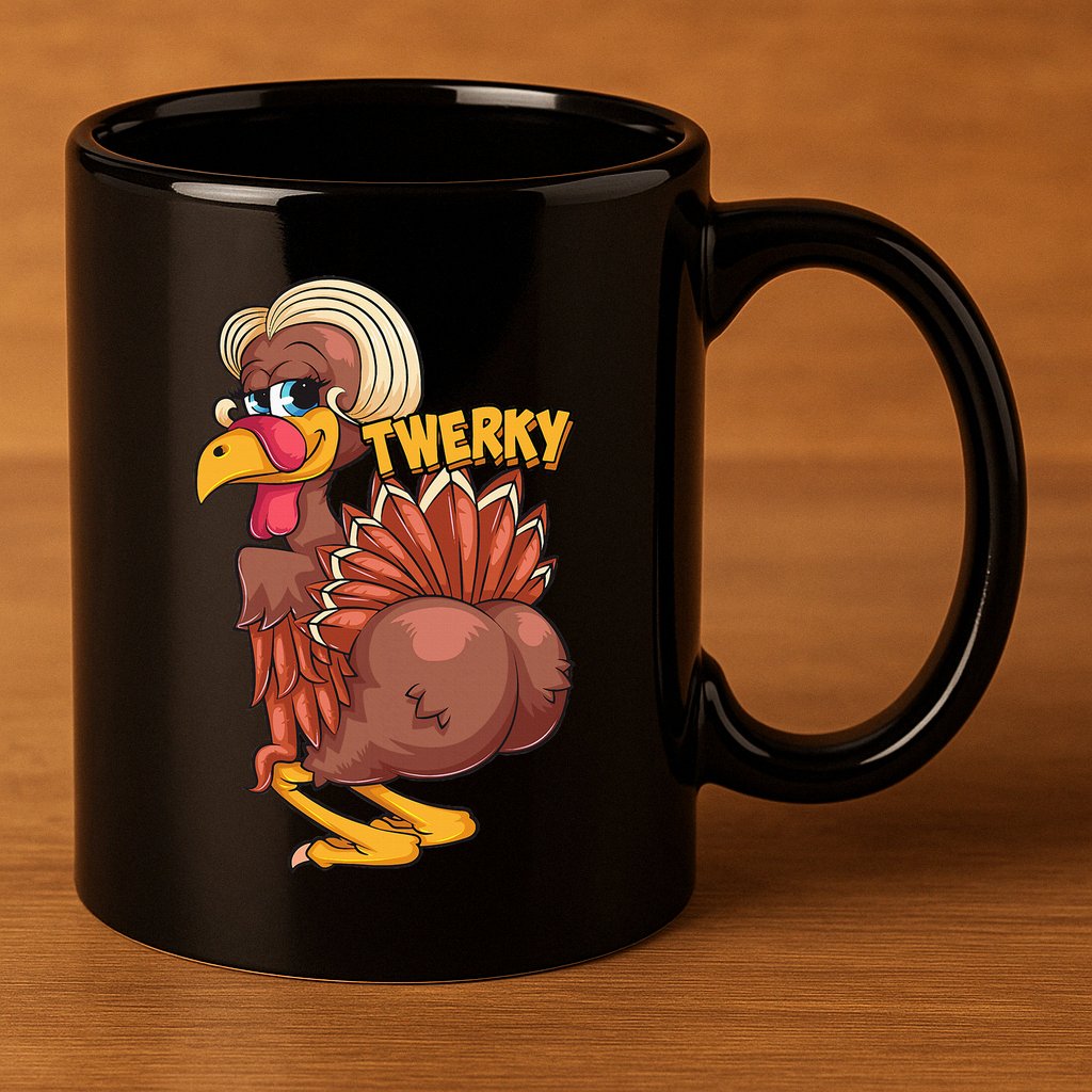 Funny Twerky Dance Cute Love Twerk Dancing 11oz C Handle Ceramic Mug