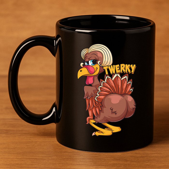 Funny Twerky Dance Cute Love Twerk Dancing 11oz C Handle Ceramic Mug