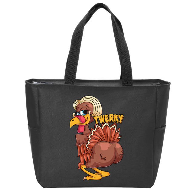 Funny Twerky Dance Cute Love Twerk Dancing Zip Tote Bag