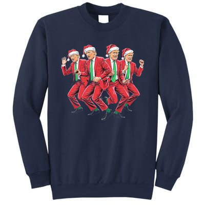 Funny Trump Dance Santa Claus Christmas Xmas Pajamas Holiday Sweatshirt