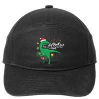 Funny Trex Dinosaur Ugly Christmas Fa Rawr Rawr Funny Gift 7-Panel Snapback Hat