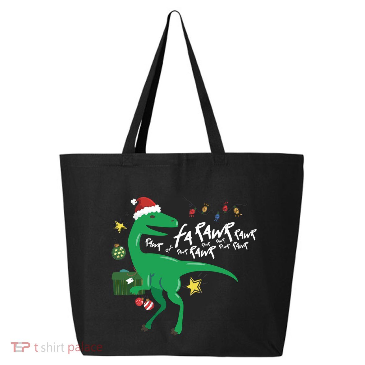 Funny Trex Dinosaur Ugly Christmas Fa Rawr Rawr Funny Gift 25L Jumbo Tote