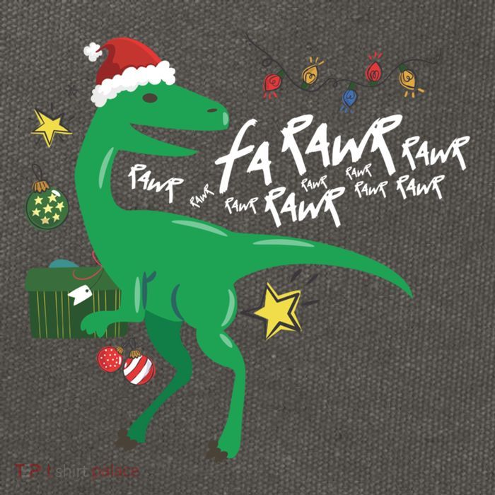 Funny Trex Dinosaur Ugly Christmas Fa Rawr Rawr Funny Gift Cotton Canvas Backpack
