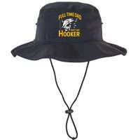 Full Time Dad Part Time Hooker Funny Fathers Day Fishing Bucket Hat
