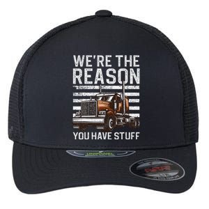 Funny Trucker Design For Wo Semi Truck Driver Lover Flexfit Unipanel Trucker Cap