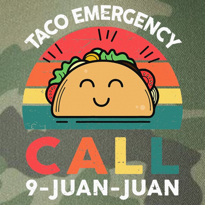 Funny Taco Emergency Call 9 Juan Juan Taco Tuesday Mexican Legacy Tie Dye Trucker Hat