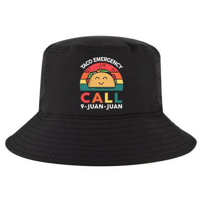 Funny Taco Emergency Call 9 Juan Juan Taco Tuesday Mexican Cool Comfort Performance Bucket Hat