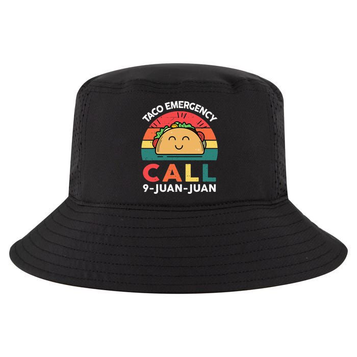 Funny Taco Emergency Call 9 Juan Juan Taco Tuesday Mexican Cool Comfort Performance Bucket Hat
