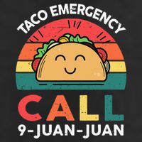 Funny Taco Emergency Call 9 Juan Juan Taco Tuesday Mexican Cool Comfort Performance Bucket Hat