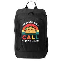 Funny Taco Emergency Call 9 Juan Juan Taco Tuesday Mexican City Backpack