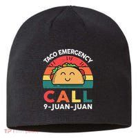 Funny Taco Emergency Call 9 Juan Juan Taco Tuesday Mexican Sustainable Beanie