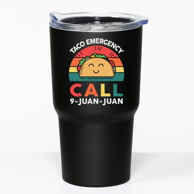 Funny Taco Emergency Call 9 Juan Juan Taco Tuesday Mexican Tumbler