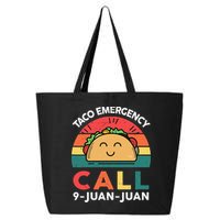 Funny Taco Emergency Call 9 Juan Juan Taco Tuesday Mexican 25L Jumbo Tote