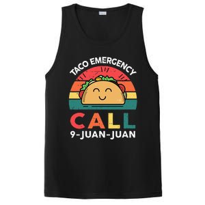 Funny Taco Emergency Call 9 Juan Juan Taco Tuesday Mexican PosiCharge Competitor Tank