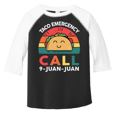 Funny Taco Emergency Call 9 Juan Juan Taco Tuesday Mexican Toddler Fine Jersey T-Shirt