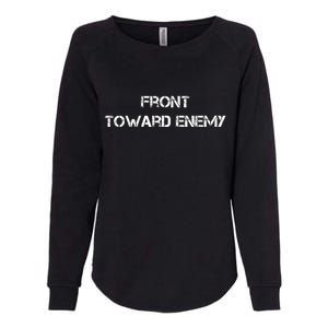 Front Toward Enemy Womens California Wash Sweatshirt