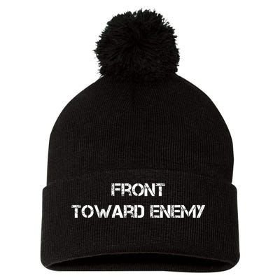 Front Toward Enemy Pom Pom 12in Knit Beanie