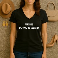 Front Toward Enemy Women's V-Neck T-Shirt