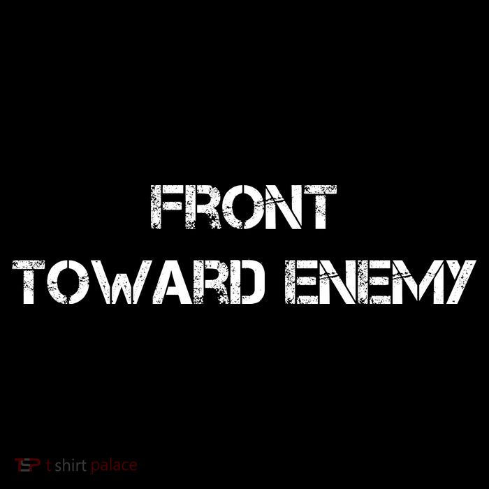 Front Toward Enemy Zip Tote Bag