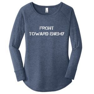 Front Toward Enemy Women's Perfect Tri Tunic Long Sleeve Shirt