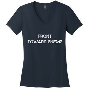 Front Toward Enemy Women's V-Neck T-Shirt