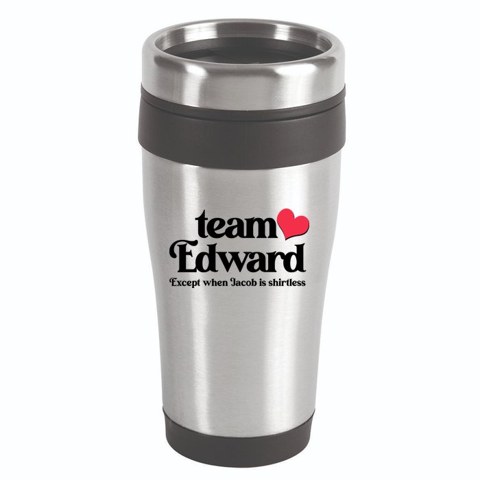 Funny Team Edward Except When Jacob 16oz Travel Tumbler