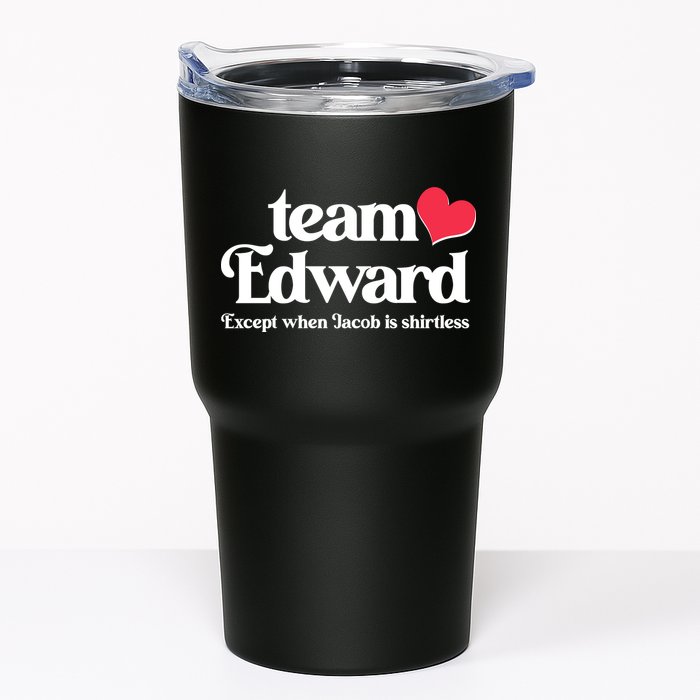 Funny Team Edward Except When Jacob Tumbler