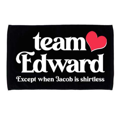 Funny Team Edward Except When Jacob Microfiber Hand Towel