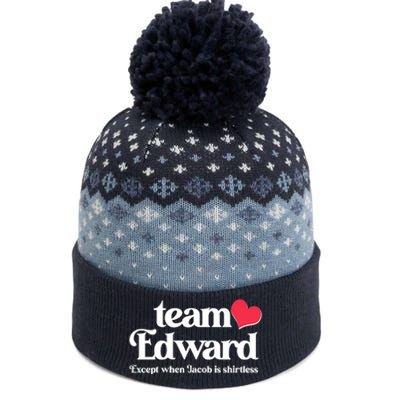 Funny Team Edward Except When Jacob The Baniff Cuffed Pom Beanie