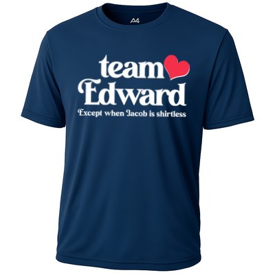 Funny Team Edward Except When Jacob Performance Shirt