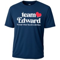 Funny Team Edward Except When Jacob Performance Shirt
