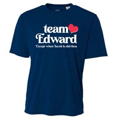 Funny Team Edward Except When Jacob Cooling Performance Crew T-Shirt