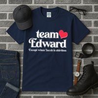 Funny Team Edward Except When Jacob Tall T-Shirt