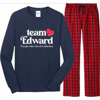 Funny Team Edward Except When Jacob Long Sleeve Pajama Set