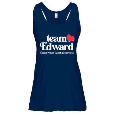 Funny Team Edward Except When Jacob Ladies Essential Flowy Tank