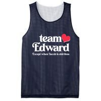 Funny Team Edward Except When Jacob Mesh Reversible Basketball Jersey Tank