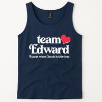 Funny Team Edward Except When Jacob Tank Top