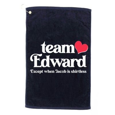 Funny Team Edward Except When Jacob Golf Towel