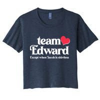 Funny Team Edward Except When Jacob Crop Top