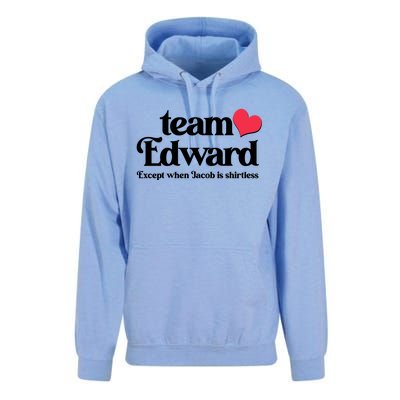 Funny Team Edward Except When Jacob Unisex Surf Hoodie