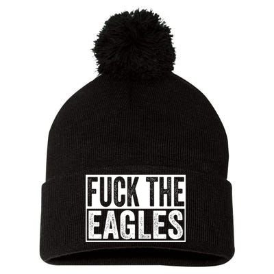 Fuck The Eagles Pom Pom 12in Knit Beanie