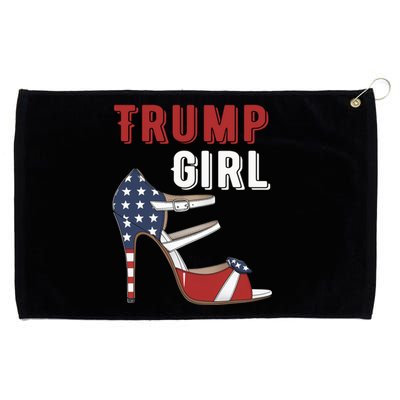 Funny Trump Election Trump Heel Shoe Gift Grommeted Golf Towel